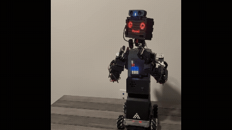 robot with block